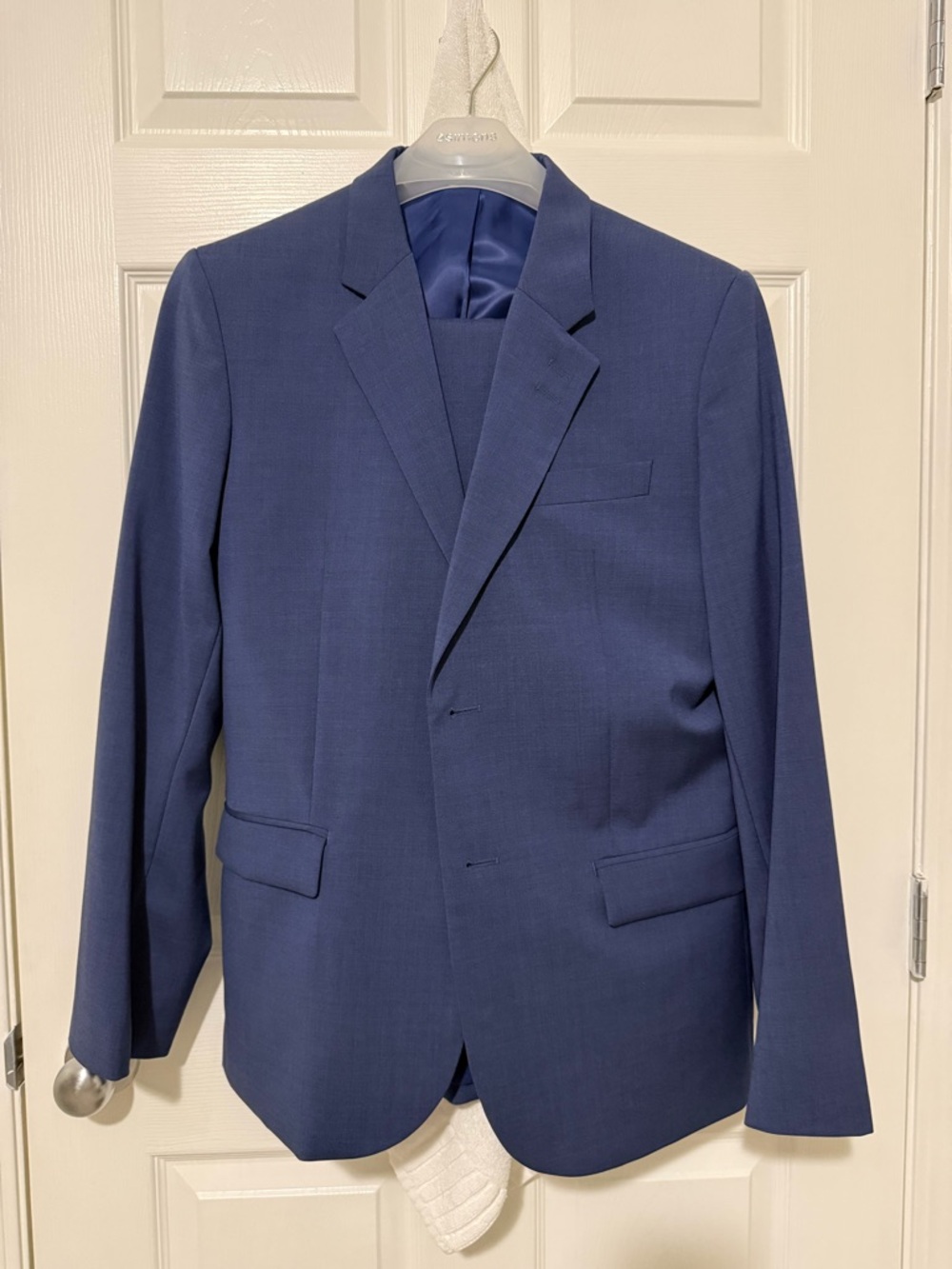 Men's Classic Blue Blazer Simons le 31 slim-fit suit 38r